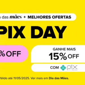Cupom Mercado Livre | 15% OFF no PIX + até 60% de desconto em produtos – Promoção válida até 11/05/2025!