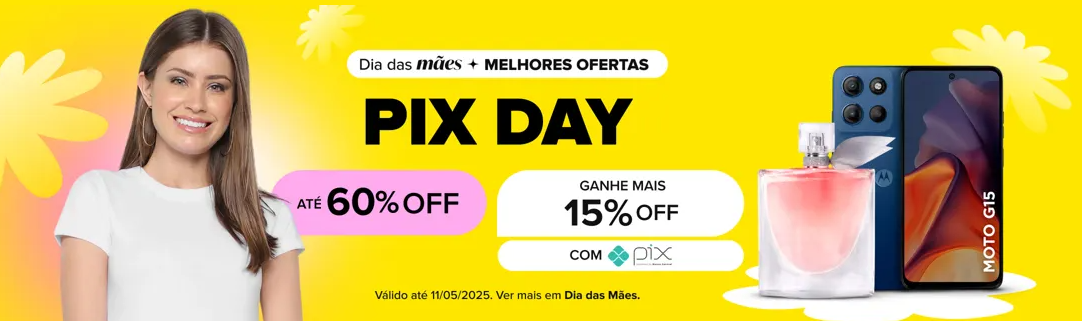 Cupom Mercado Livre | 15% OFF no PIX + até 60% de desconto em produtos – Promoção válida até 11/05/2025!