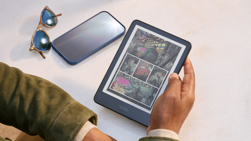 Kindle Colorsoft chega à Amazon Brasil com tela colorida